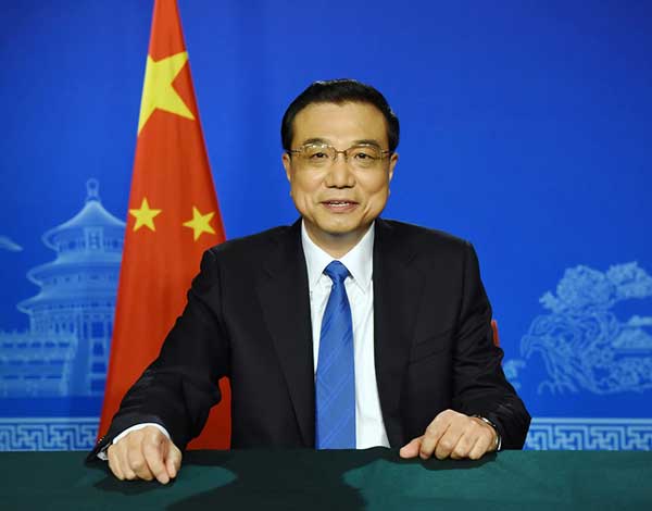 李克強向二十國集團財長和央行行長會議發(fā)表視頻講話