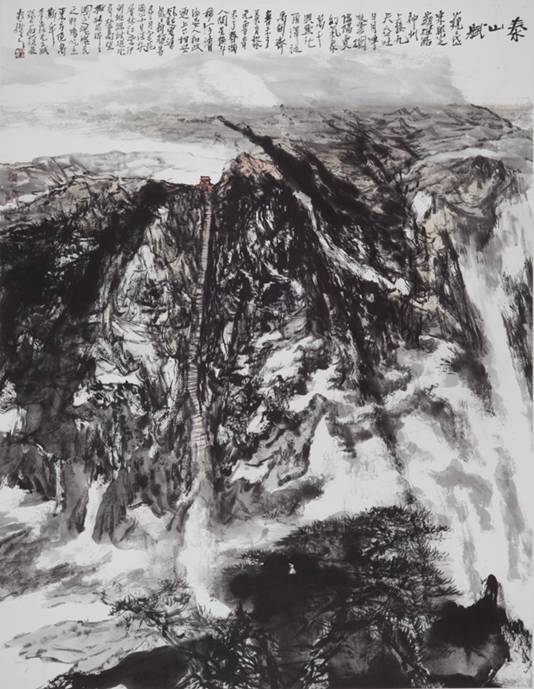張志民,,2012年,《泰山賦》170cm×130cm